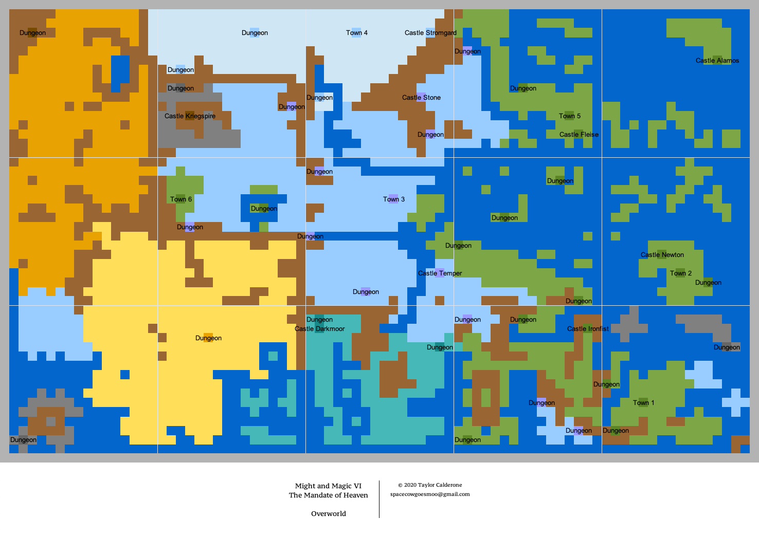 Retro World Map